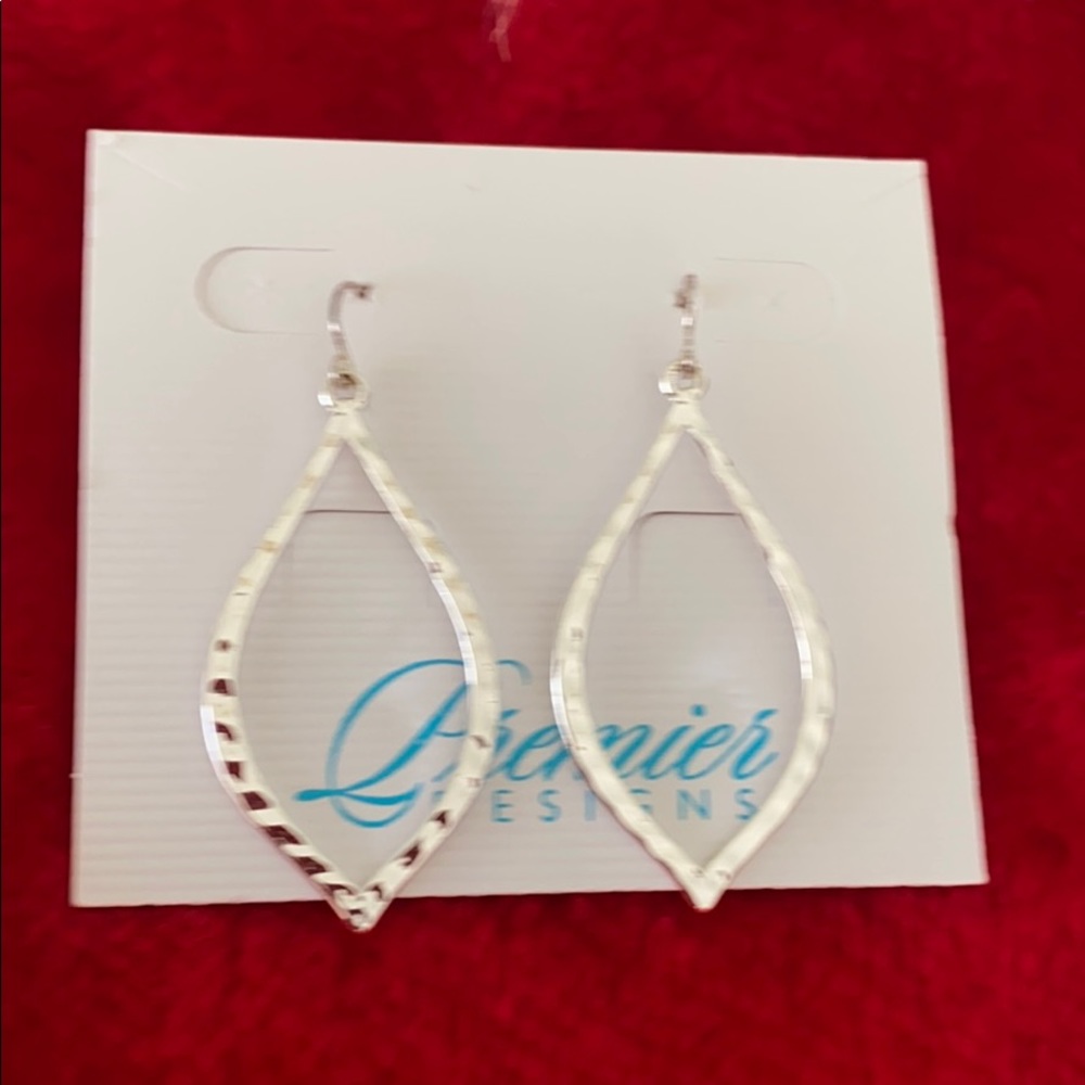 Silver essence earrings